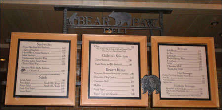 menu holder